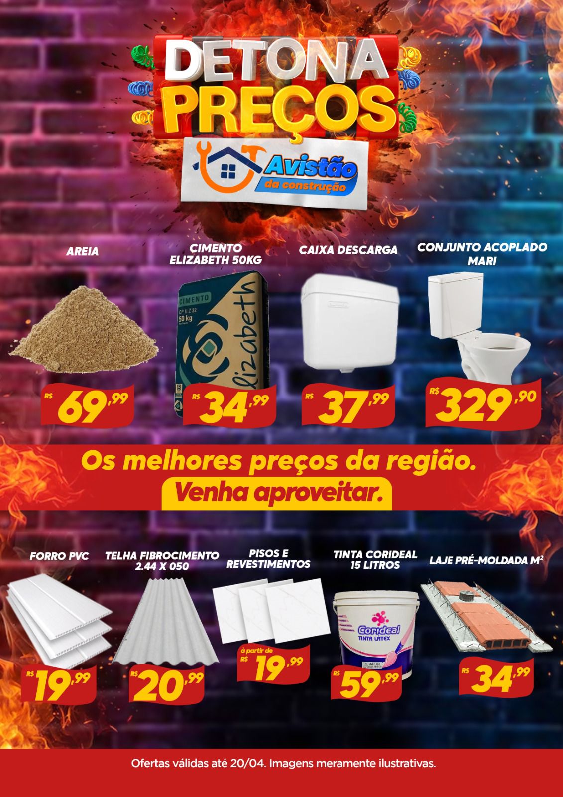 Aproveite os preços imbatíveis no Avistão da construção - Amarelinho ...